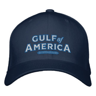 Gorra del Golfo de América bordado