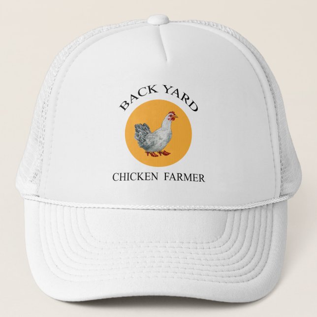 Gorra del granjero del pollo del patio trasero (Anverso)