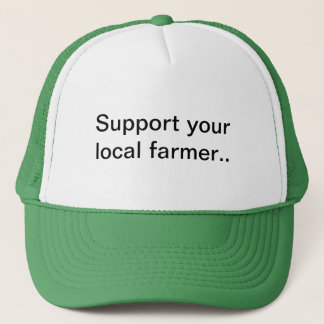 Gorra del granjero, granja, cultivando, ayuda su