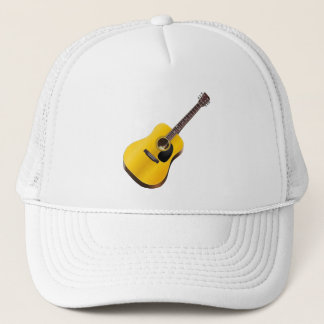 Gorra del guitarrista del jugador de la guitarra