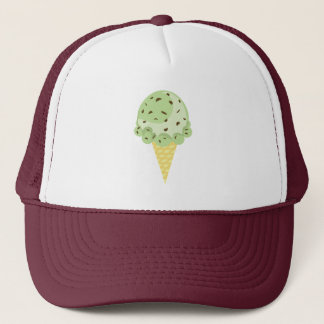 Gorra del helado del microprocesador de chocolate