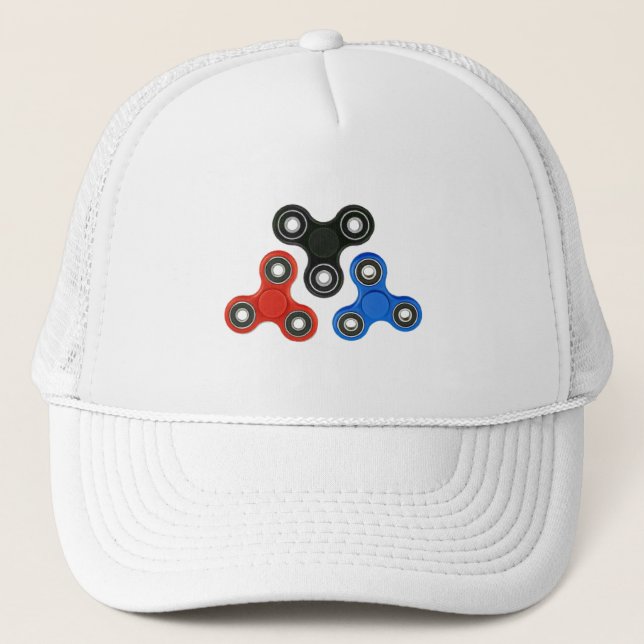 gorra del hilandero de la persona agitada (Anverso)