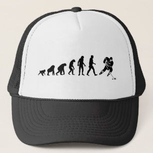 Gorra del hockey de la evolución