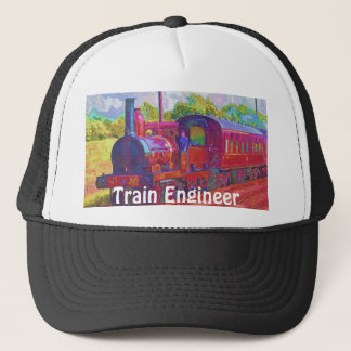 Gorra del ingeniero de trenes de vapor Entusiast