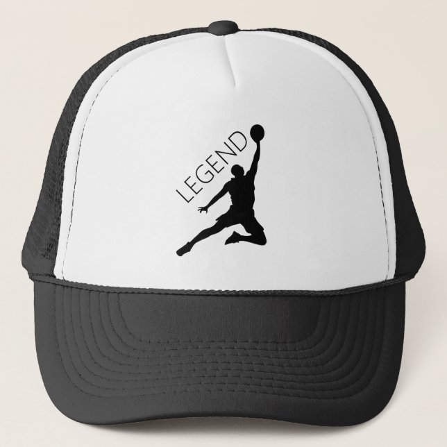 Gorra del jugador de baloncesto de Silhouette (Anverso)