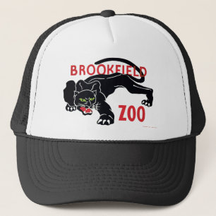 Gorra del leopardo del negro del parque zoológico