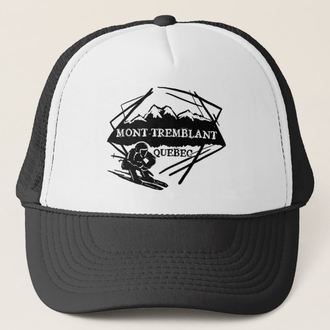 Gorra del logo de Mont Tremblant Quebec (Anverso)