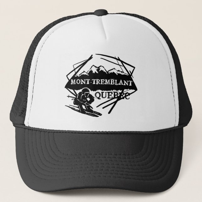 Gorra del logo de Mont Tremblant Quebec (Anverso)
