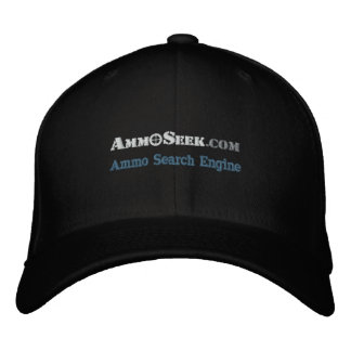 Gorra del logotipo de AmmoSeek con texto del motor