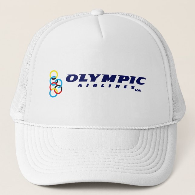 Gorra del logotipo de Olympic Airlines (Anverso)