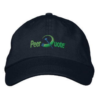 Gorra del logotipo de PeerQuote