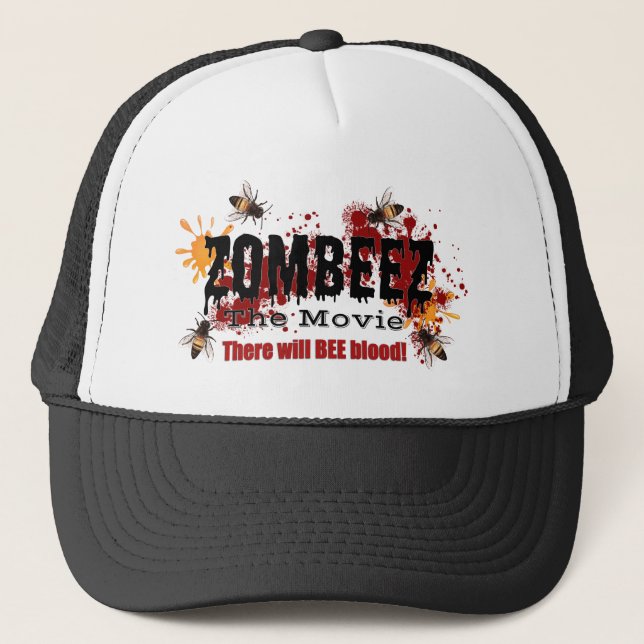 Gorra del logotipo negro de ZOMBEEZ (Anverso)