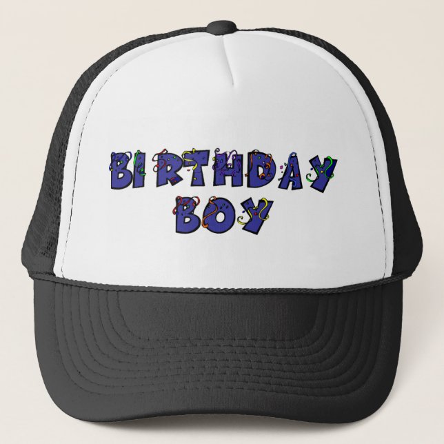 Gorra del muchacho del cumpleaños (Anverso)