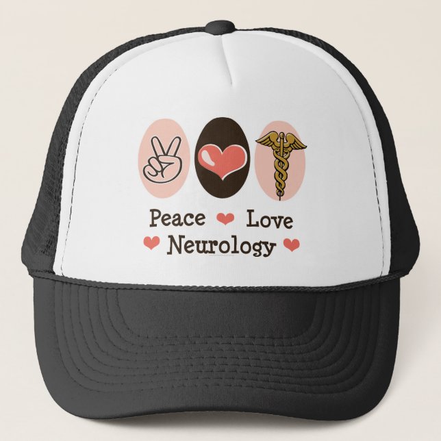 Gorra del neurólogo de la neurología del amor de (Anverso)