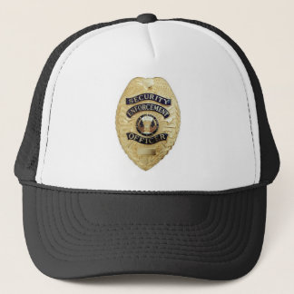 Gorra del oficial de la aplicación de seguridad