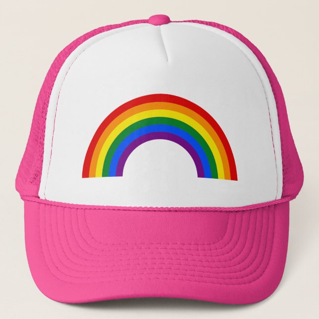 GORRA del orgullo gay arcoiris (Anverso)