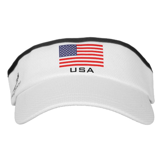 gorra del parasol deportivo de la bandera estadoun (Anverso)