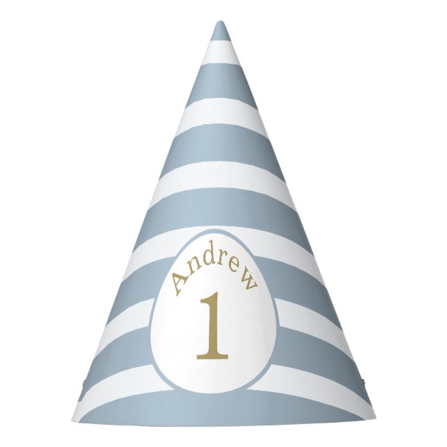 Gorra del partido de cumpleaños de stripes mínimos (Anverso)