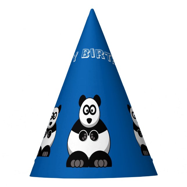 Gorra del partido de cumpleaños Panda (Anverso)