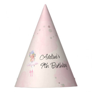 Gorra del partido de cumpleaños Princess Ballerina