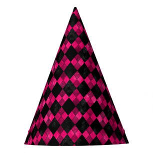 Gorra del partido de cumpleaños Rosado y Negro Arg