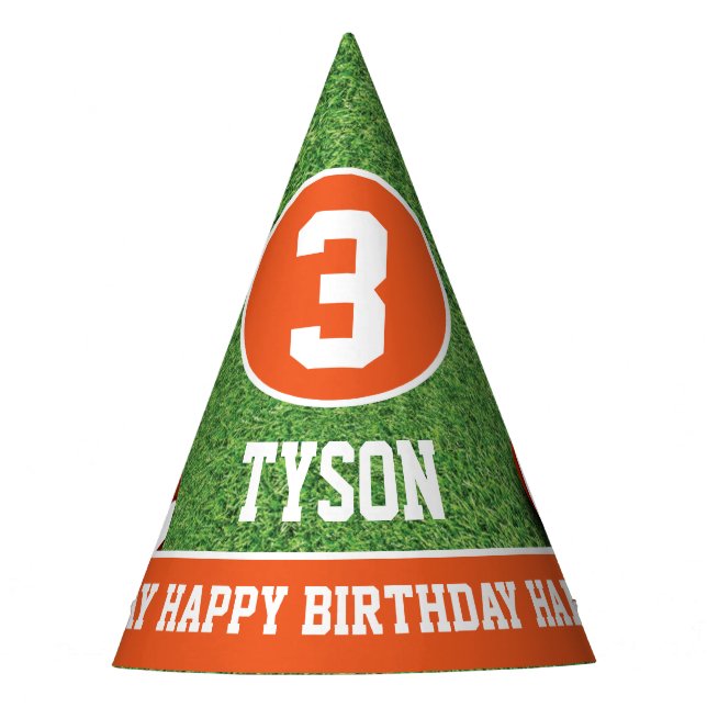 Gorra del partido de cumpleaños sobre el tema del  (Anverso)