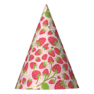 Gorra del partido de cumpleaños Strawberry