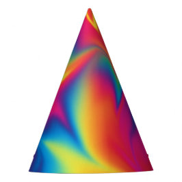 Gorra del partido de cumpleaños "Tie-Dye" de natal