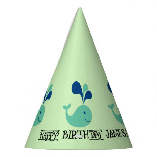 Gorra del partido de los cumpleaños de ballenas co
