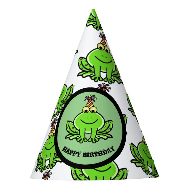 Gorra DEL PARTIDO DEL CUMPLEAÑOS DE FROG CON DISEÑ (Anverso)