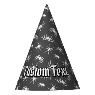 Gorra del patrón de siluetas arañas