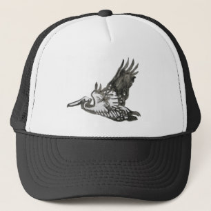 Gorra del pelícano del vuelo