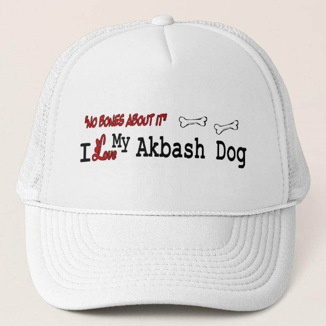 Gorra del perro de Akbash (amor de I) (Anverso)