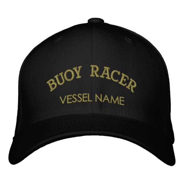 Gorra del piloto de boyas con nombre de barco pers (Anverso)