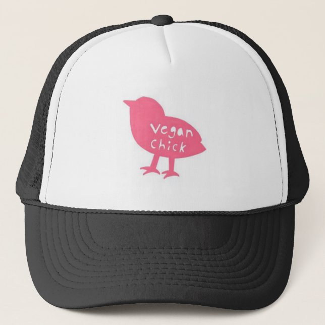 Gorra del polluelo del vegano (Anverso)