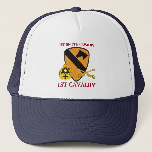 GORRA DEL PRIMER BATALLÓN DE 5ª CAVALRÍA DE 1ª (Anverso)