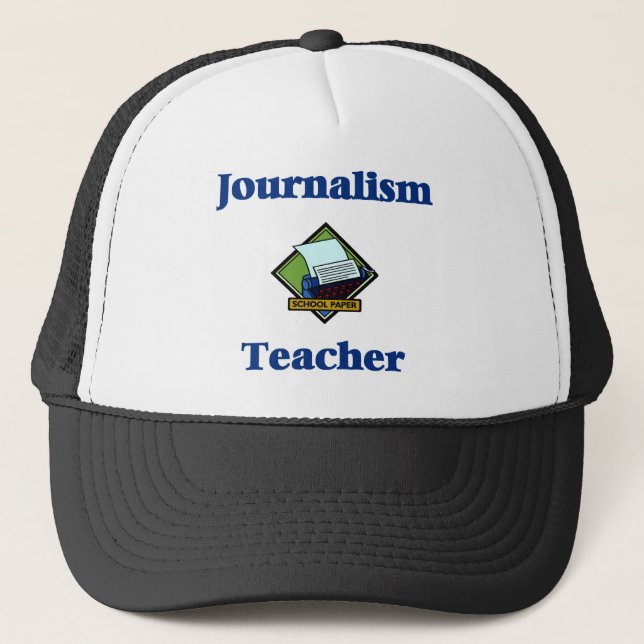 Gorra del profesor del periodismo (Anverso)