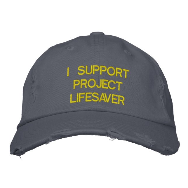 Gorra del proyecto "Lifesaver" en problemas de mod (Anverso)