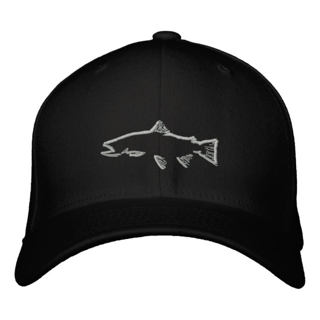Gorra del rastreador de truchas afinadas - Negro (Anverso)