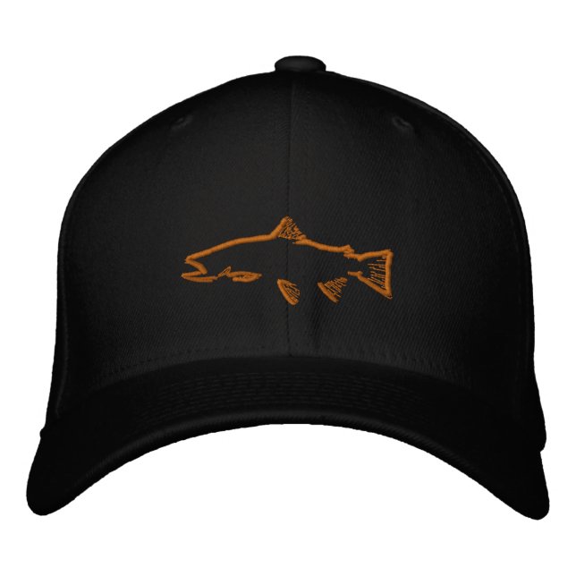 Gorra del rastreador de truchas afinadas - Negro (Anverso)