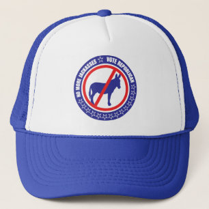 gorra del republicano del voto