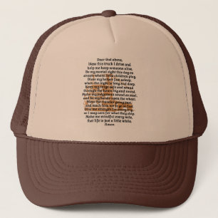 Gorra del rezo del camionero