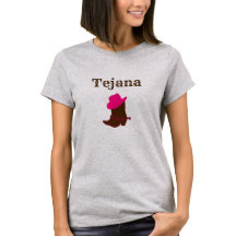 Gorra del rosa de la camisa de Tejana con las