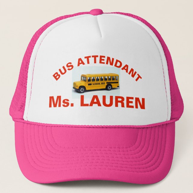 GORRA DEL ROSA DEL MONITOR DEL AUTOBÚS (Anverso)