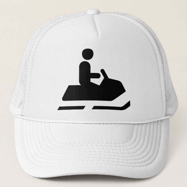 Gorra del símbolo del Snowmobile (Anverso)