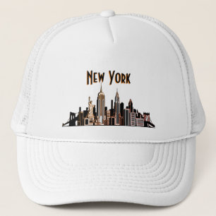 Gorra del Skyline de la ciudad de Nueva York
