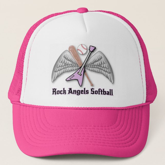 Gorra del softball de los ángeles de la roca (Anverso)