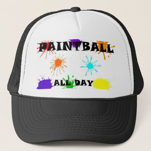 gorra del splat de Paintball (Anverso)