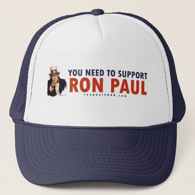 Gorra del tío Sam de Ron Paul (Anverso)