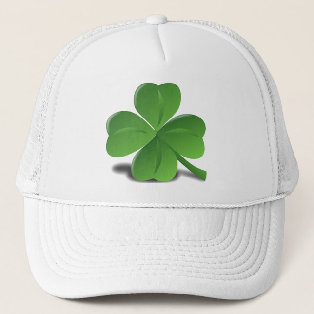 Gorra del trébol del trébol del día de St Patrick (Anverso)